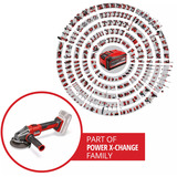 EINHELL Professional Akku-Winkelschleifer AXXIO 18/115 Q, 18Volt rot/schwarz, ohne Akku und Ladegerät