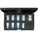 GEDORE Steckschlüssel-Satz 1/2" Außen-Sechsrund E10-E24, 9-teilig E10 - E24