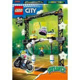 LEGO 60341 City Stuntz Umstoß-Challenge, Konstruktionsspielzeug Inkl. Motorrad und Stunt Racer Minifigur