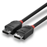 Lindy DisplayPort 1.2 Kabel Black Line, Stecker > Stecker schwarz, 3 Meter