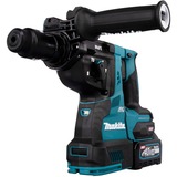 Makita Akku-Kombihammer HR004GM201 XGT, 40Volt, Bohrhammer blau/schwarz, 2x Li-Ionen Akku 4Ah, MAKPAC