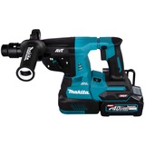 Makita Akku-Kombihammer HR004GM201 XGT, 40Volt, Bohrhammer blau/schwarz, 2x Li-Ionen Akku 4Ah, MAKPAC