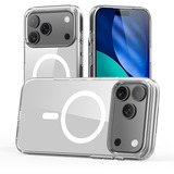 Nevox StyleShell SHOCKFlex, Handyhülle transparent, iPhone 17 Pro, kompatibel mit MagSafe