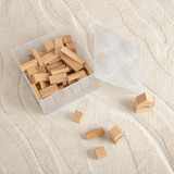 Room Copenhagen LEGO Storage Brick 4 Top Lid Glitter , Aufbewahrungsbox transparent