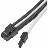 SilverStone PCIe Verlängerungskabel SST-PP07E-PCIBW schwarz/weiß, 30cm