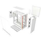 Thermaltake S370 WS , Tower-Gehäuse schwarz, Tempered Glass