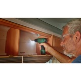 Bosch Heimwerken & Garten Akku-Bohrschrauber EasyDrill 1200 + 34-teiliges Bit- und Bohrer-Set grün/schwarz, 2x Li-Ionen Akku 1,5Ah, Koffer