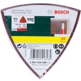 Bosch Schleifblatt-Set Delta, 93mm, 25-teilig P60 / 120 / 240