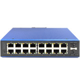 Digitus Industrieller 16+2-Port L2 managed Gigabit Ethernet PoE, Switch 