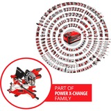 EINHELL Akku-Zug-Kapp-und Gehrungssäge TE-SM 36/210 Li-Solo, 36Volt (2x18V) rot, ohne Akku und Ladegerät