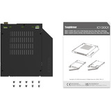 Icy Dock Though Armor MB411V4PO-2B , Wechselrahmen schwarz, 2.5" U.2/U.3 NVMe SSD