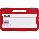 KWB SDS-plus Meißel-Satz, 250 / 240mm, 5-teilig, Meißel-Satz  Transportkoffer