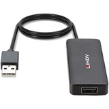 Lindy 4 Port USB 2.0 Hub, USB-Hub 