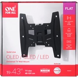 ONE FOR ALL WM4211, Wandhalterung schwarz, ultraflach