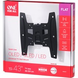 ONE FOR ALL WM4211, Wandhalterung schwarz, ultraflach