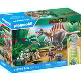 PLAYMOBIL 71820 Dinos Spinosaurus-Angriff auf Dino-Ausgrabung, Konstruktionsspielzeug 