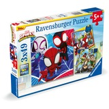 Ravensburger Kinderpuzzle Spideys Abenteuer 3x 49 Teile