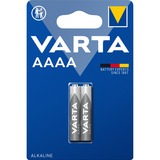 VARTA Alkali-Mangan Mini  AAAA, Batterie 2 Stück, AAAA