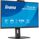 iiyama ProLite XB2797QSNPH-B1, LED-Monitor 68.5 cm (27 Zoll), schwarz (matt), QHD, IPS, Webcam, Mikro, USB-Hub