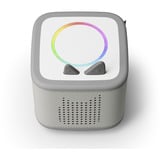 tonies Toniebox 2 Mondgrau Starter Set Kreativ-Tonie Rot, Lautsprecher 