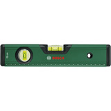 Bosch Heimwerken & Garten DIY Wasserwaage 25cm grün, mit V-Nut und flachgefrästem Boden