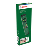 Bosch Heimwerken & Garten DIY Wasserwaage 25cm grün, mit V-Nut und flachgefrästem Boden