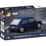 COBI Volkswagen Golf GTI (1976-1983), Konstruktionsspielzeug blau, Maßstab 1:35