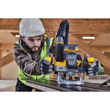 DEWALT Akku-Oberfräse DCW620NT-XJ, 18Volt gelb/schwarz, ohne Akku und Ladegerät, in T-STAK Box VI