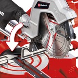 EINHELL Zug-Kapp-und Gehrungssäge TC-SM 254, Kapp- und Gehrungssäge rot/schwarz, 1.800 Watt