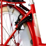 FISCHER Fahrrad CITA Retro 2.0, Pedelec rot (glänzend), 28", 48 cm Rahmen