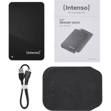 Intenso 2,5" Memory Drive 4 TB, Externe Festplatte schwarz, Micro-USB-B 3.2 Gen 1 (5 Gbit/s)