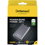 Intenso Powerbank F20000 Gray grau, 20.000 mAh, PD 3.0, Quick Charge 3.0