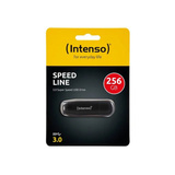 Intenso Speed Line 256 GB, USB-Stick schwarz, USB-A 3.2 Gen 1