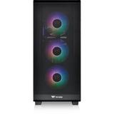 Thermaltake S250 ARGB , Tower-Gehäuse schwarz, Tempered Glass