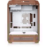 Thermaltake The Tower 600 , Tower-Gehäuse hellbraun, Tempered Glass x 3