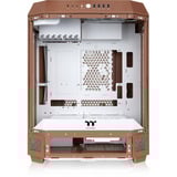 Thermaltake The Tower 600 , Tower-Gehäuse hellbraun, Tempered Glass x 3