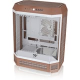 Thermaltake The Tower 600 , Tower-Gehäuse hellbraun, Tempered Glass x 3