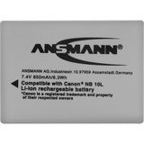 Ansmann A-Can NB 10 L, Kamera-Akku entspricht Canon NB 10 L, Retail