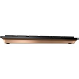 CHERRY DW 9100 SLIM, Desktop-Set schwarz/bronze, PL-Layout, Cherry SX-Scherentechnologie