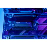 Crucial T705 1 TB, SSD schwarz, PCIe 5.0 x4, NVMe 2.0, M.2 2280, inkl. Aluminium Kühlkörper
