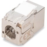 Digitus CAT 6A Kompakt-Keystone Modul geschirmt werkzeugfrei, Keystone-Modul 