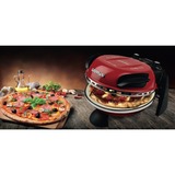 G3 Ferrari Delizia Pizzaofen G10006 rot/schwarz, 1.200 Watt, für Pizza Ø 31cm