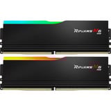 G.Skill DIMM 64 GB DDR5-6800 (2x 32 GB) Dual-Kit, Arbeitsspeicher schwarz, F5-6800J3445G32GX2-RM5RK, Ripjaws M5 RGB, INTEL XMP