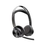 HP Poly Voyager Focus 2 USB-C-C-Headset Microsoft Teams zertifiziert, USB-C/-A Adapter