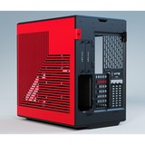 HYTE Y60, Tower-Gehäuse rot/schwarz, Tempered Glass