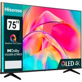 Hisense 75E77KQ PRO, LED-Fernseher 189 cm (75 Zoll), silber, UltraHD/4K, Triple Tuner, HDR10+, WLAN, LAN, Bluetooth, 120Hz Panel