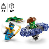 LEGO 71849 Ninjago Nya vs. Elementarmonster-Spinner, Konstruktionsspielzeug 