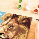Ravensburger CreArt - Löwe mit Baby, Malen 