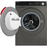 SHARP ES-MFL814CAA-DE , Waschmaschine grau, WIFI, Advanced Inverter Motor