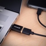 Sharkoon USB 3.2 Gen 1 Adapter OfficePal, USB-A > USB-C / USB-C > USB-A schwarz, 2er Set